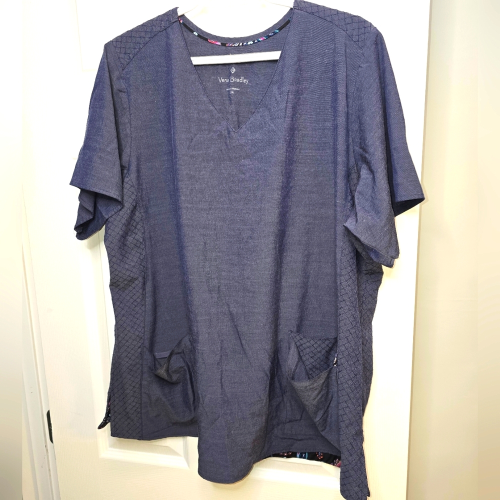 Vera Bradley Short Sleeve Scrub Top